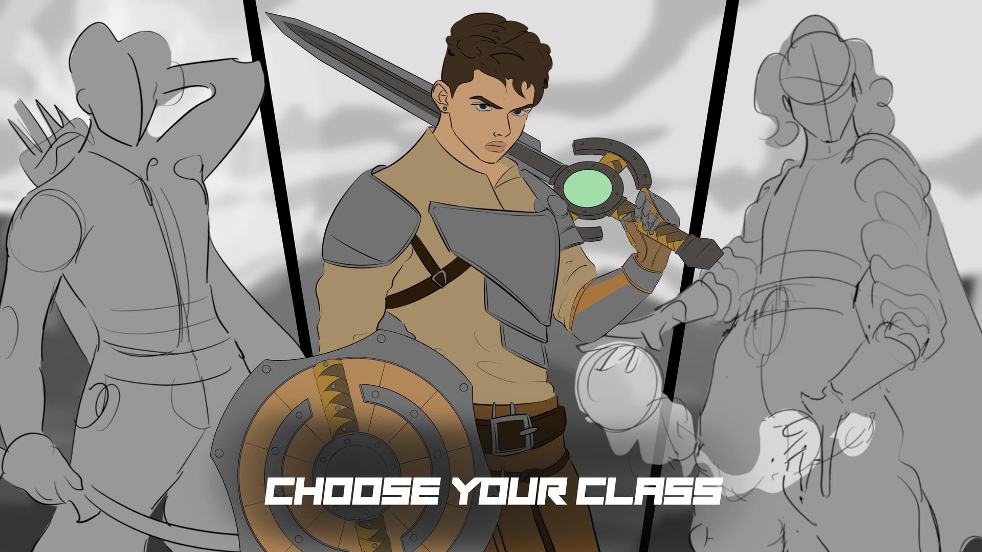 Choose your class concept art